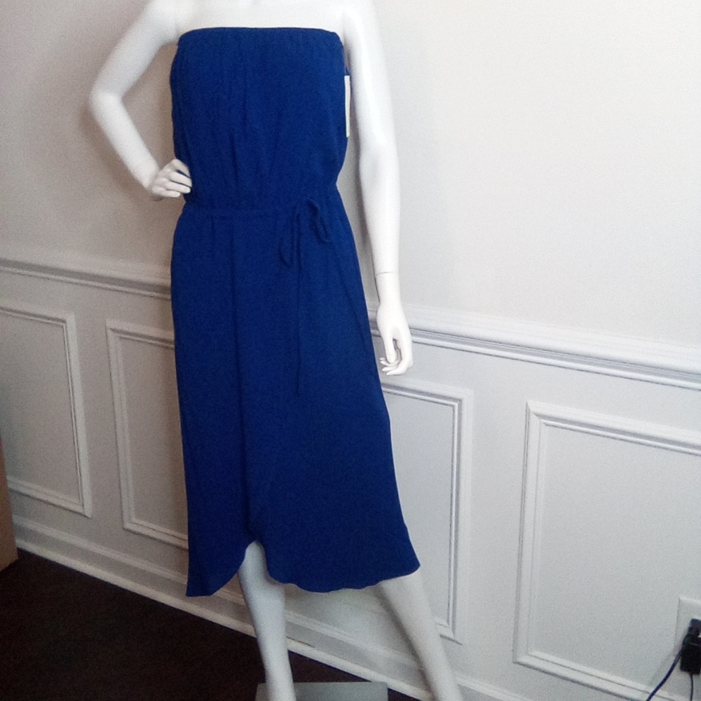 Ella Moss Blue Shoulder Sundress Cocktail